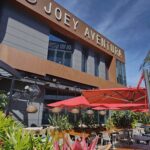 Outdoor seating area at Joey Aventura restaurant in Aventura Florida