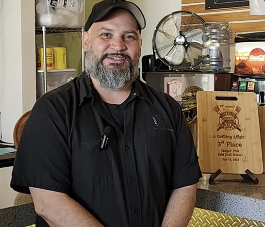 Chef John Cortes of Tucker Duke's Lunchbox, Grill Master Judge at the 2026 Boca Burger Battle